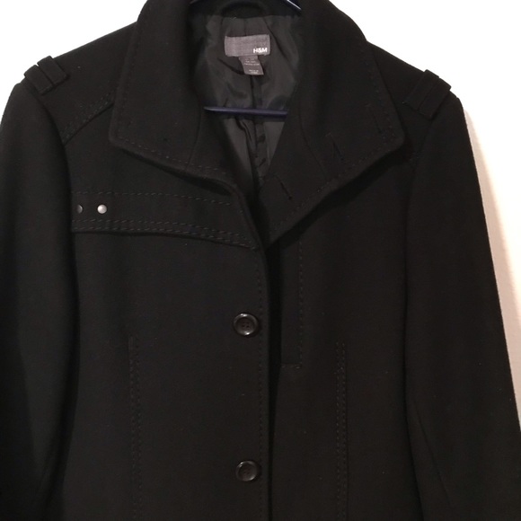 H&M Black Coat - Picture 2 of 9